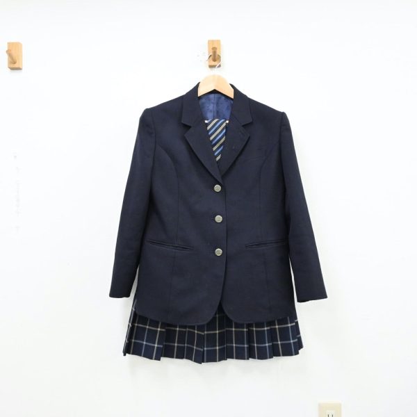 Buy and sell 【中古】群馬県 高崎商科大学附属高等学校 女子制服 3点（ブレザー・スカート）sf012018 Hot on Sale